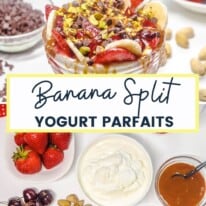Banana Spilt Yogurt Parfaits New Pin