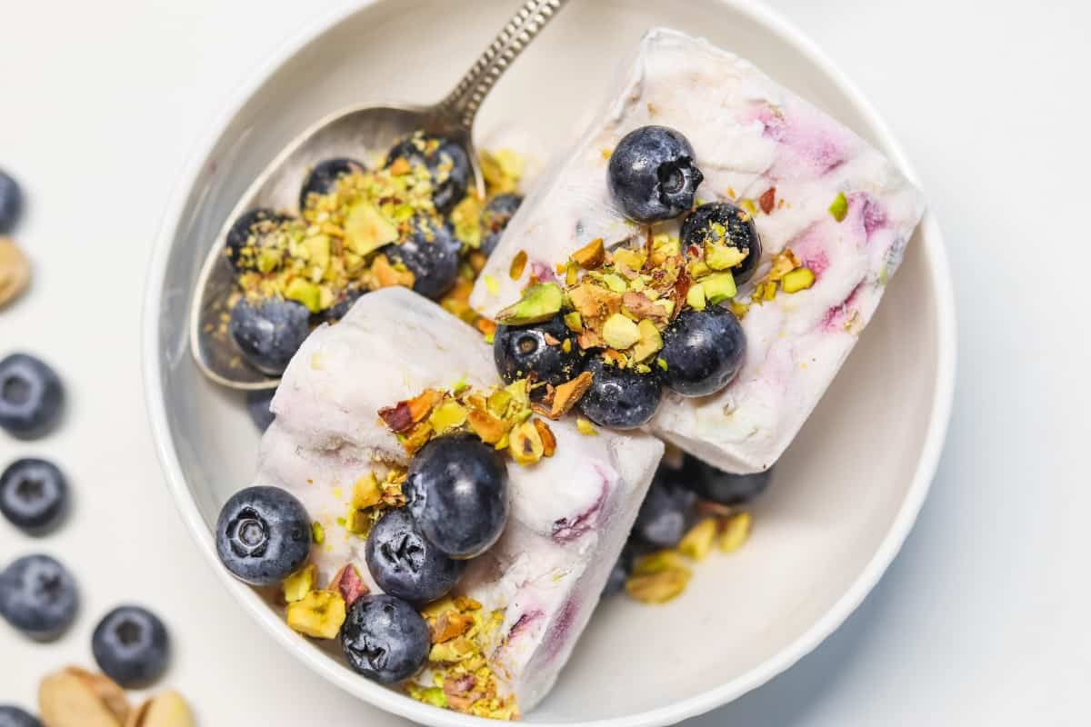Berry Cherry Frozen Yogurt Bites Snacks