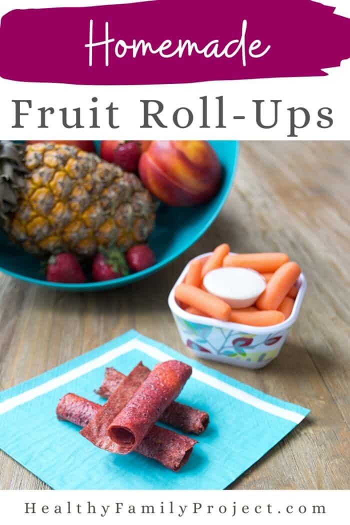 Homemade Fruit Roll Ups new pin