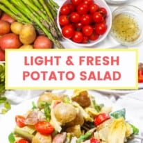 Light & Fresh Potato Salad New pin