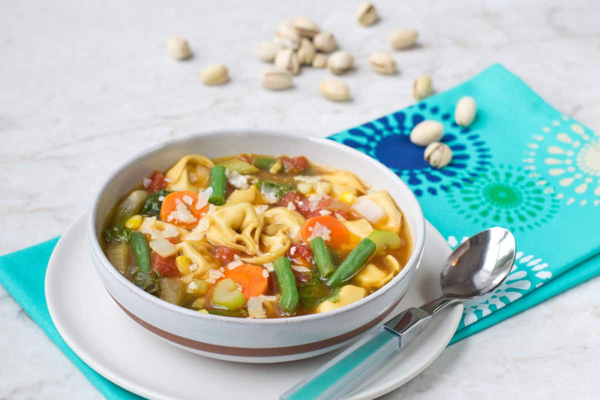 30-Minute Vegetable Tortellini Soup