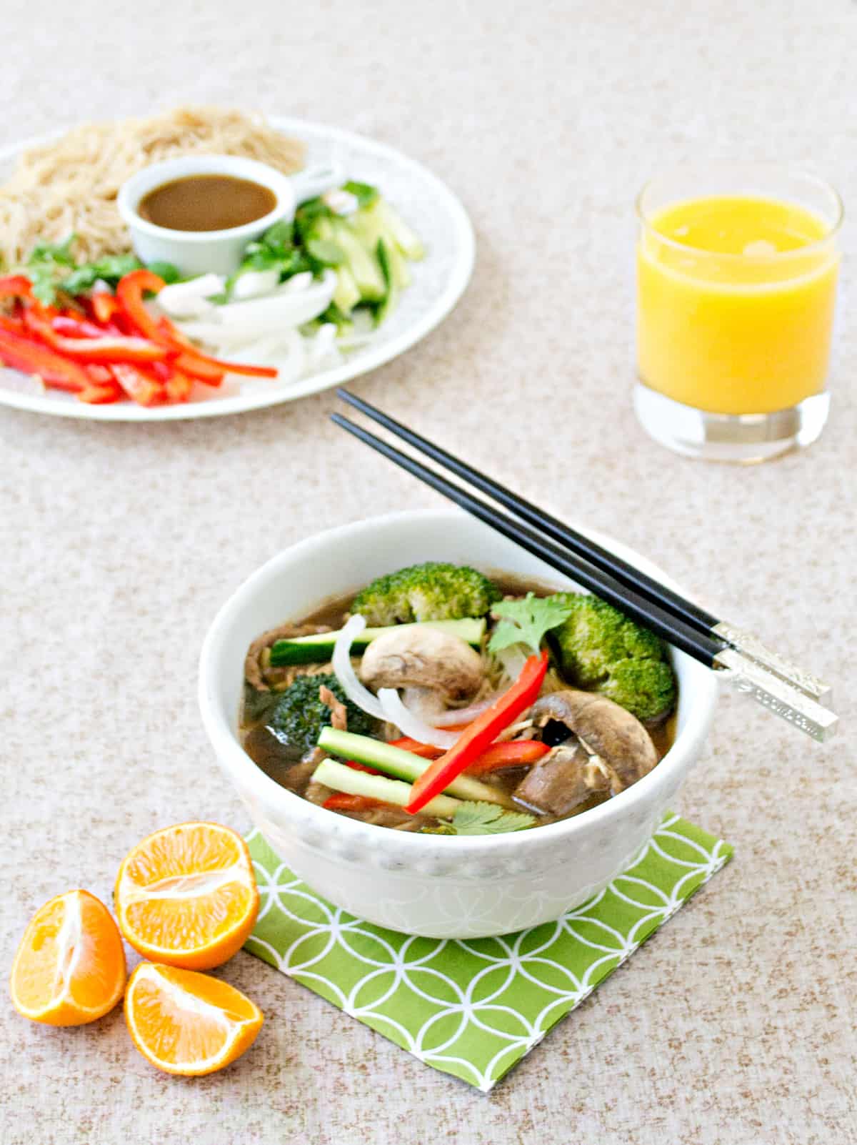 How to make an easy Asian style noodle soup 
