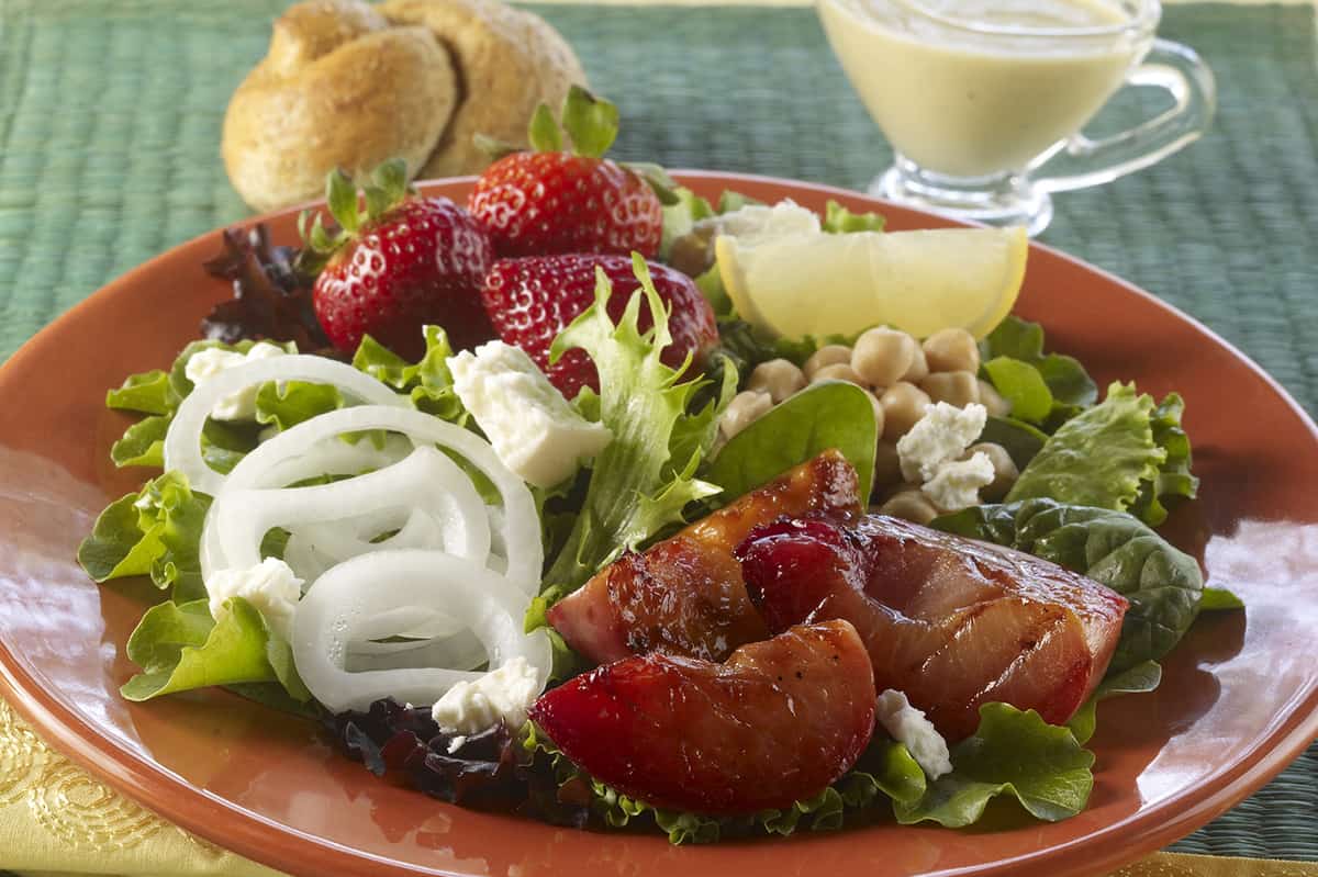 Grilled Stone Fruit Salad | Produce For Kids