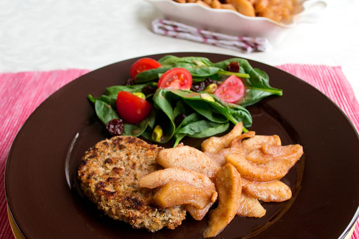 Pork Chops & Cinnamon Apples Recipe | Produce For Kids