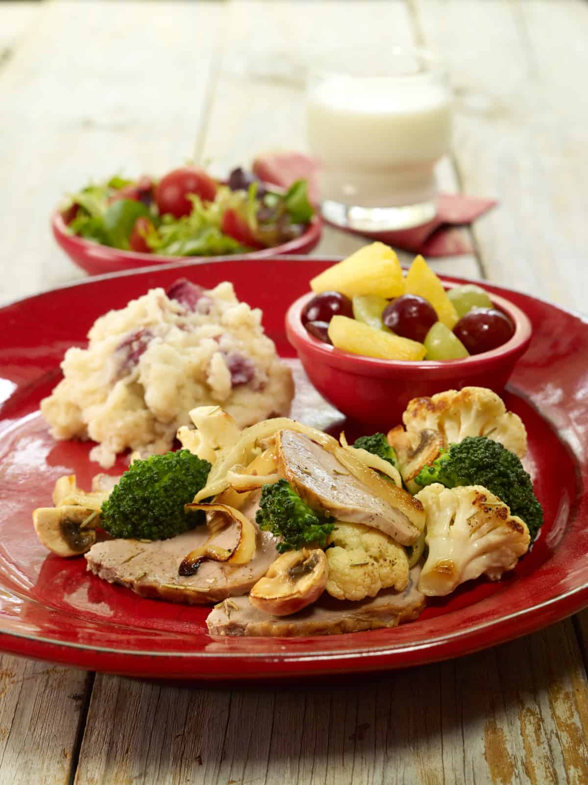 Healthy Rosemary Pork Tenderloin & Roasted Vegetables