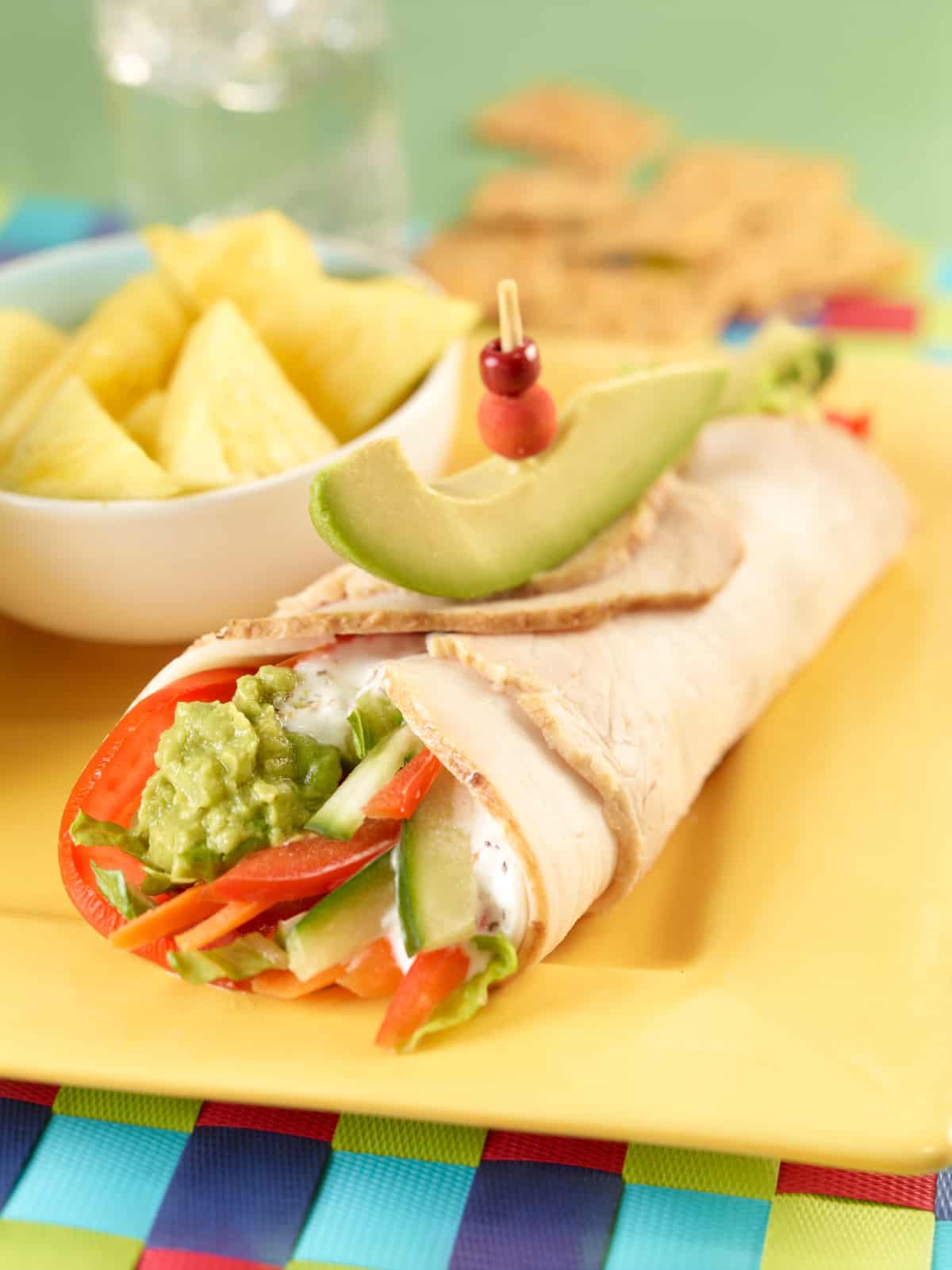 Best Avocado Turkey Wrap