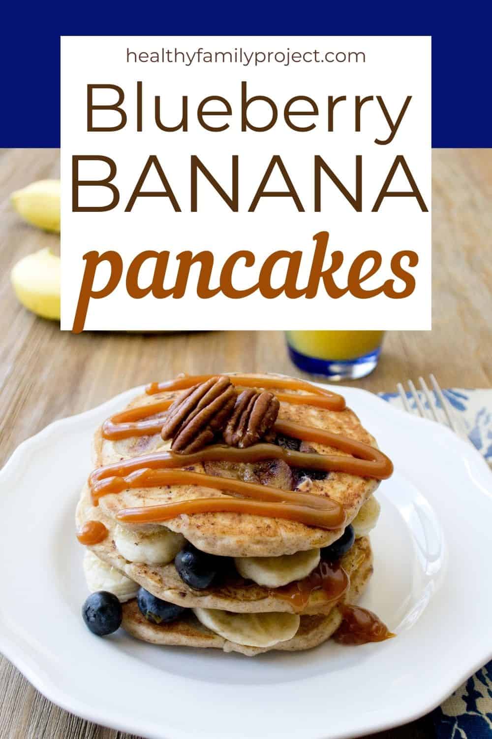 the best blueberry banana pancakes 