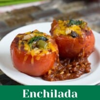 enchilada stuffed tomatoes new pin