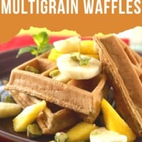 fruity multigrain waffles pin