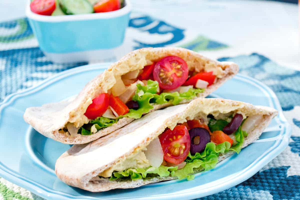 The best Vegan Greek Pita 