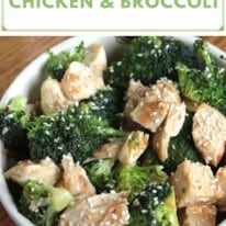 Sesame chicken and broccoli new pin
