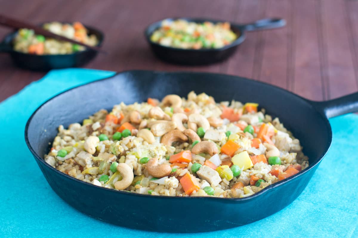 Tofu Vegetable Fried Rice