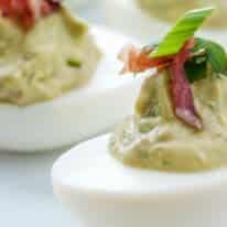Avocado Deviled Eggs