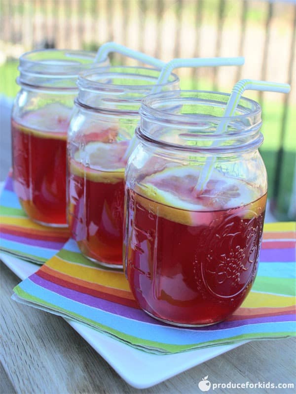 how to make sparkling pomegranate lemonade 