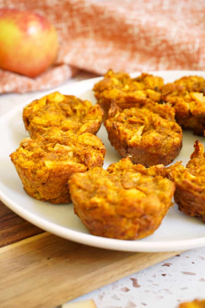 Simple Apple Pumpkin French Toast Muffins 