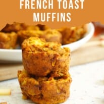 Easy and healthy apple pumpkin French toast muffins