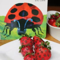 The Grouchy Ladybug Strawberry Snack