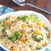 Middle Eastern Broccoli & Dried Apricot Couscous Salad