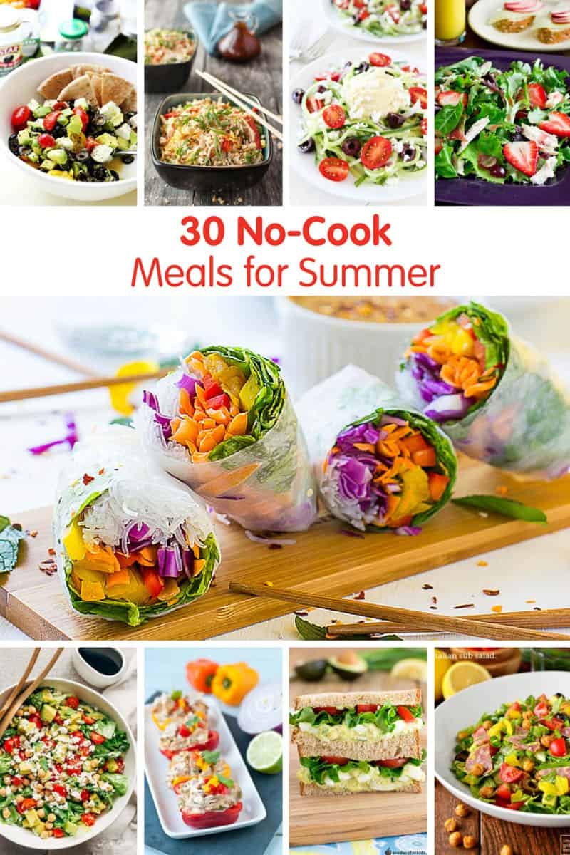 No Cook Meals For Summer