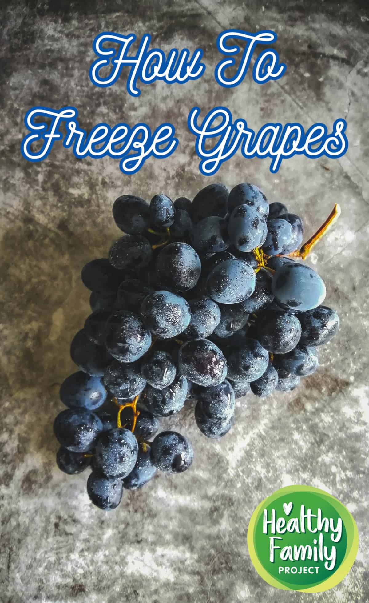 How To Freeze Grapes