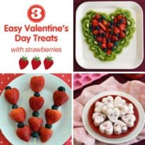 3 Easy Valentine’s Day Treats with Strawberries