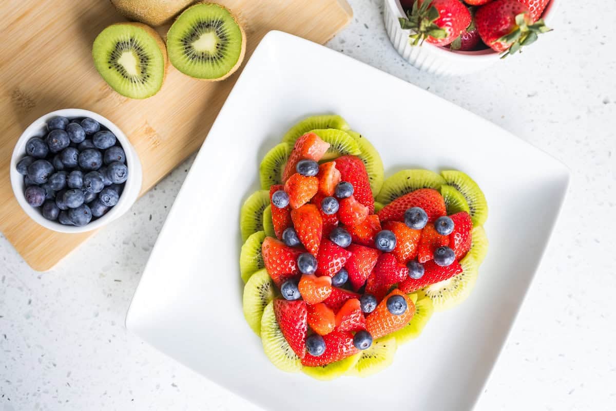 Valentine's Day Fruit Tray