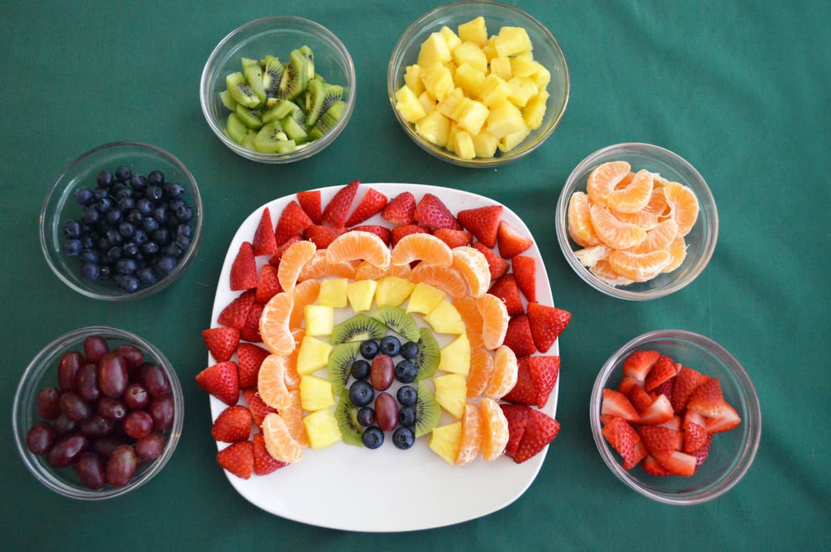 Rainbow Fruit Tray 