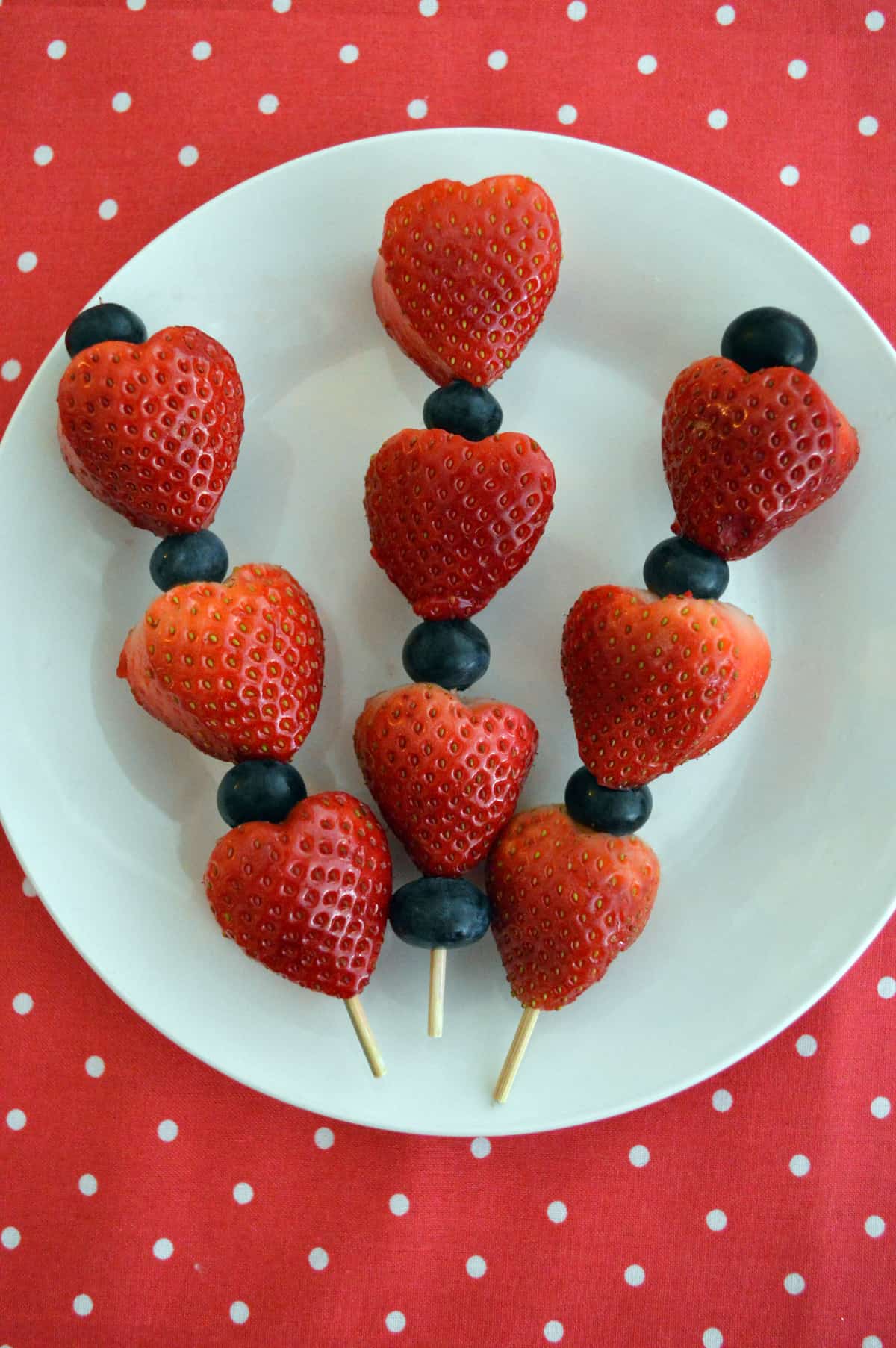 how to make Strawberry Valentine's Day Skewers