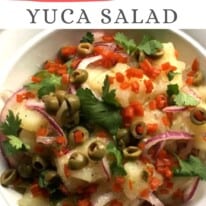 healthy yuca salad pin