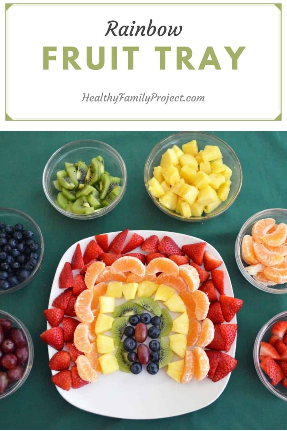 How to make a Rainbow Fruit Tray 