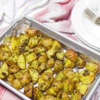 Dill and Garlic Roasted Potatoes