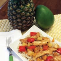 Pineapple Mango Chicken Stir Fry