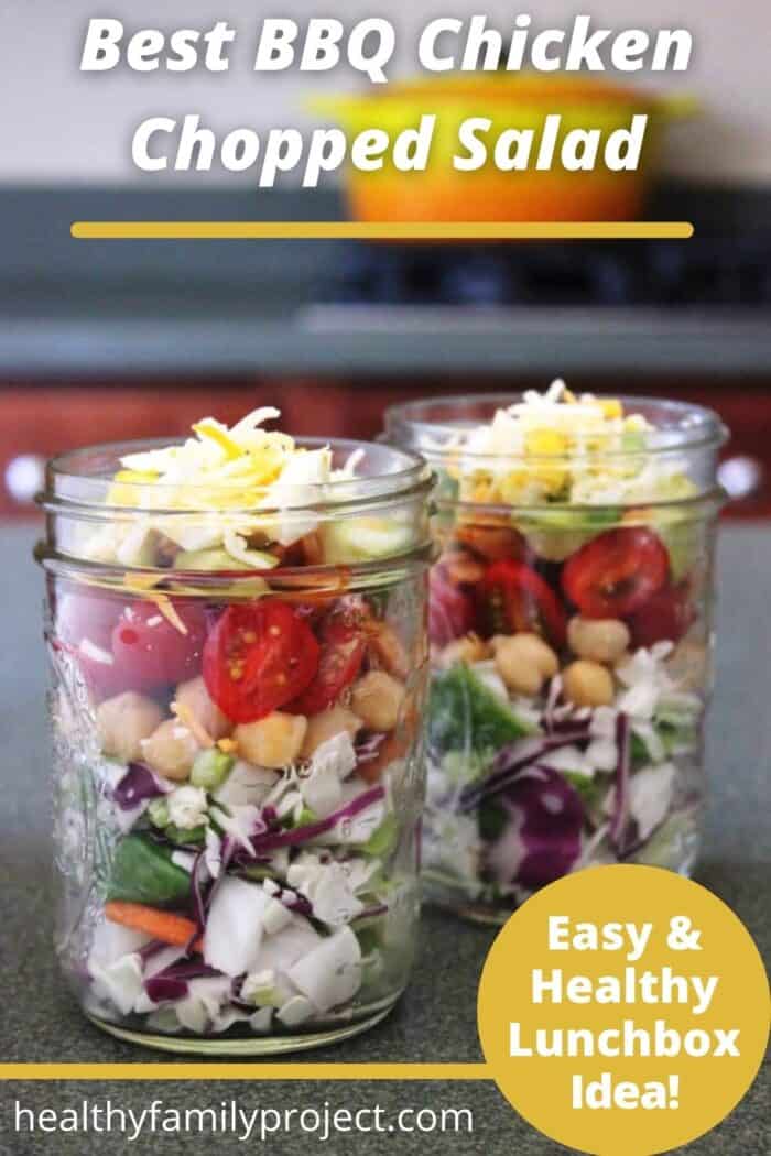 Grilled Chicken Salad Jars - Our Best Bites