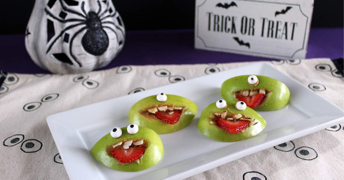 Halloween Apple Monsters