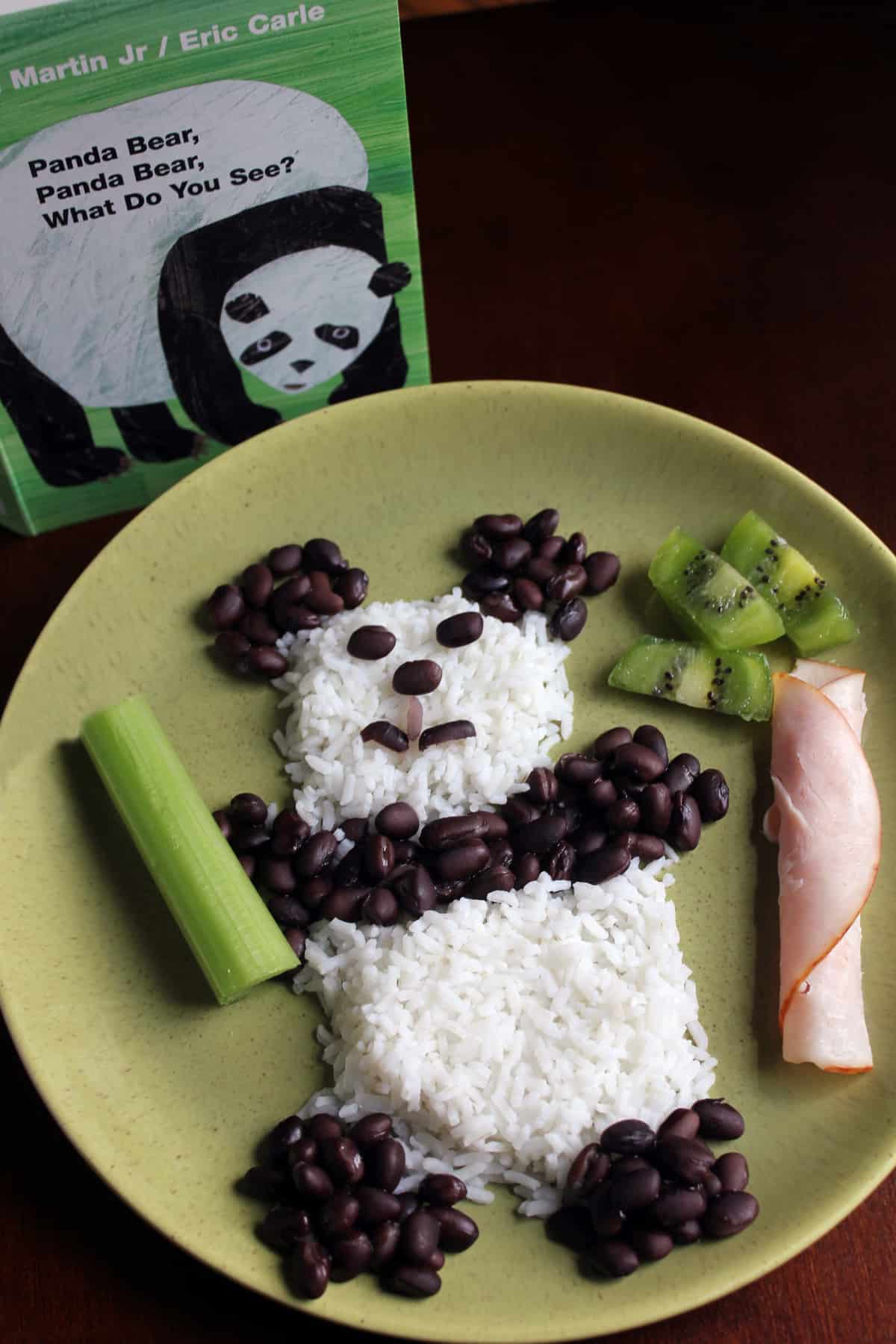 How to make Panda Bear Rice & Beans