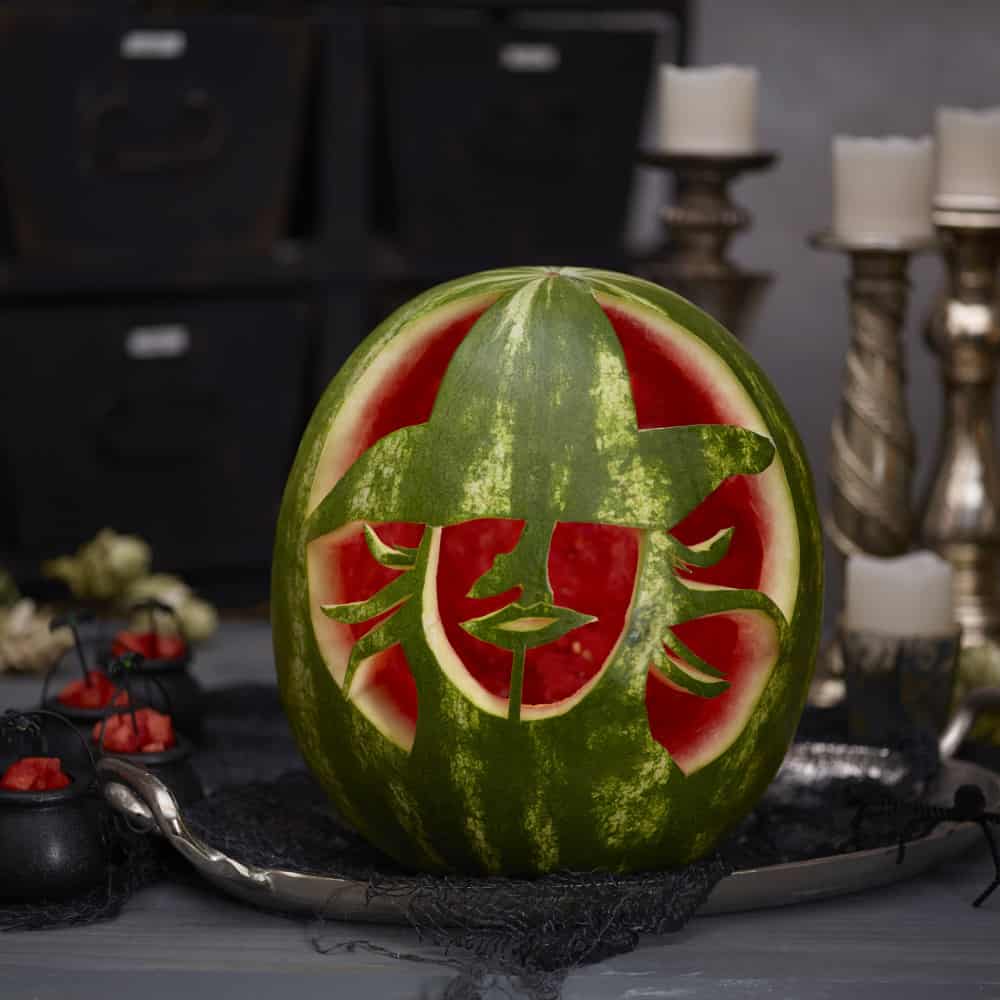 Easy Halloween Watermelon Carvings