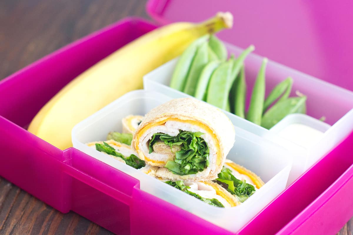 Turkey & Cheese Pinwheels Bento Lunch