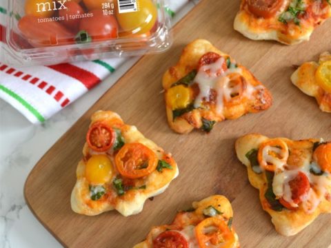 Mini Christmas Tree Pizza Recipe Produce For Kids