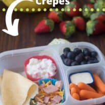 sweet and savory lunchbox crepes pin