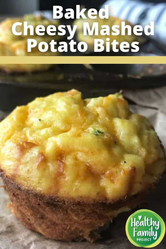 cheesy mashed potato bites pin