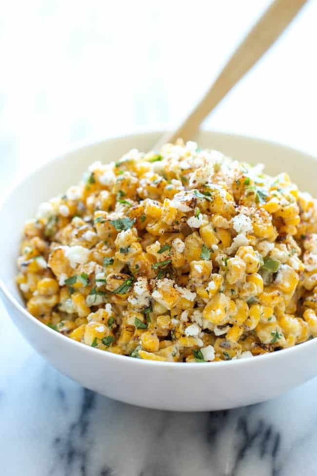Mexican Corn Dip for an easy side dish for a potluck or cookout 