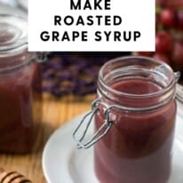 how to make roasted grape syrup