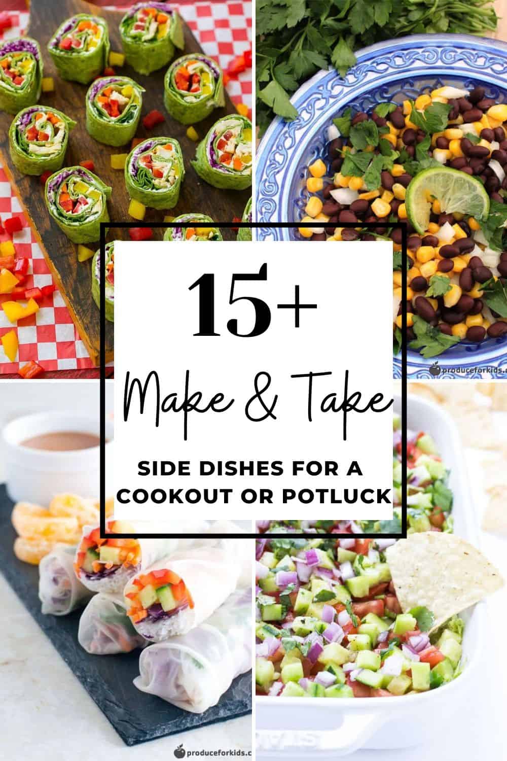 Easy make and take side dishes for a potluck or cookout 
