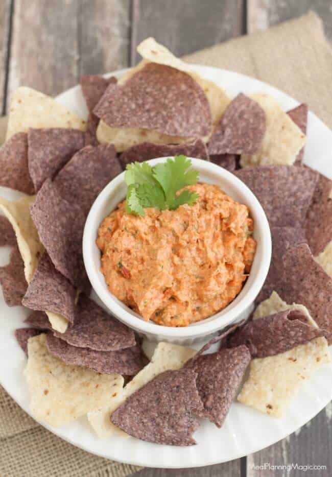 Roasted red pepper dip 