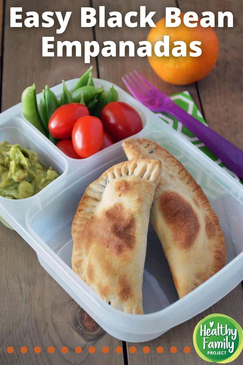 Easy Black Bean Empanadas pin