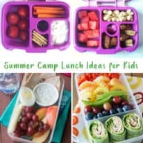 Summer Camp Lunch Ideas for Kids