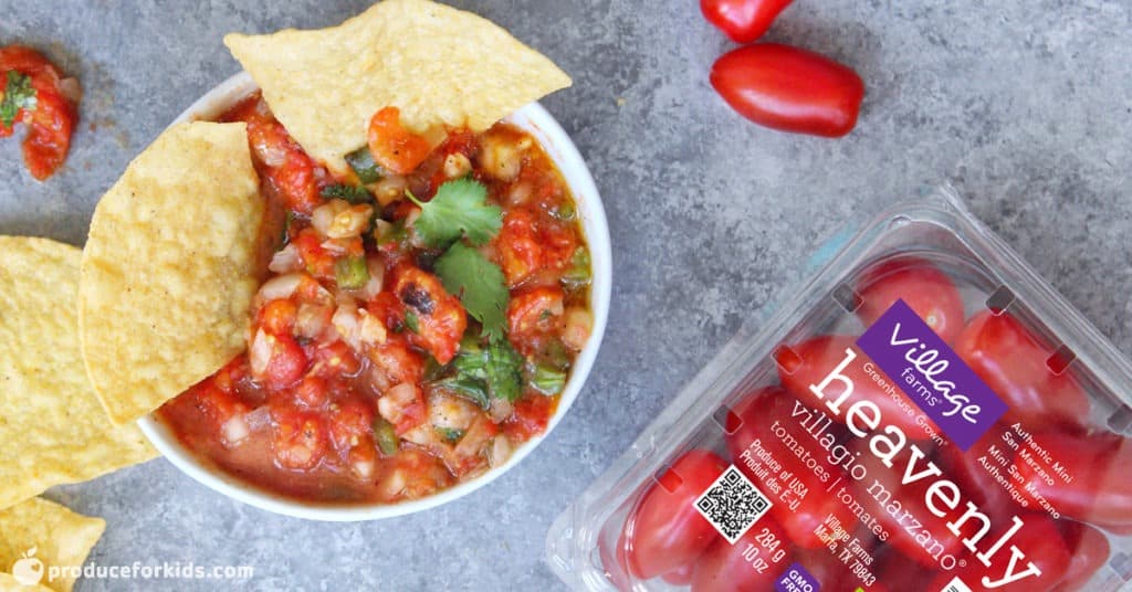 Sweet & Spicy Roasted Tomato Salsa
