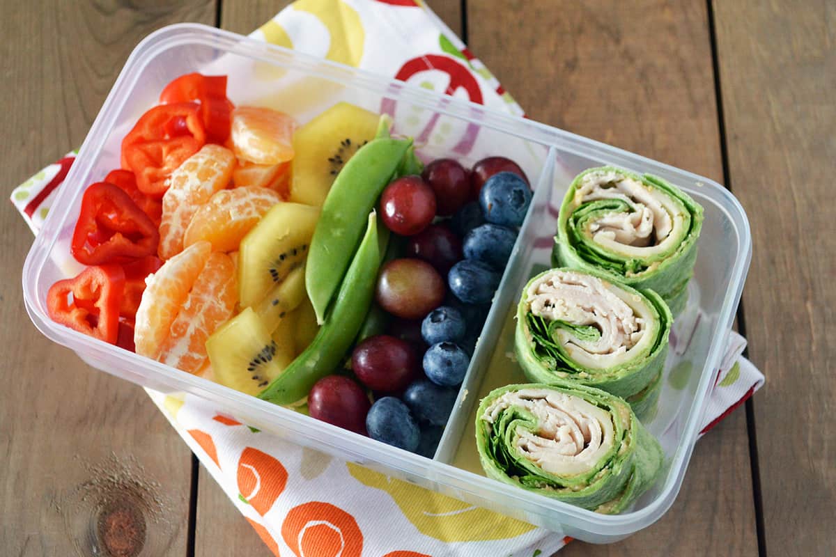 Rainbow Bento Lunch for Kids