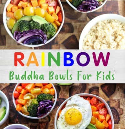 Rainbow Buddha Bowl for Kids