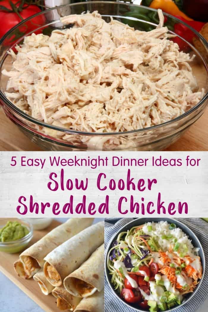 shredded chicken dinner recipes